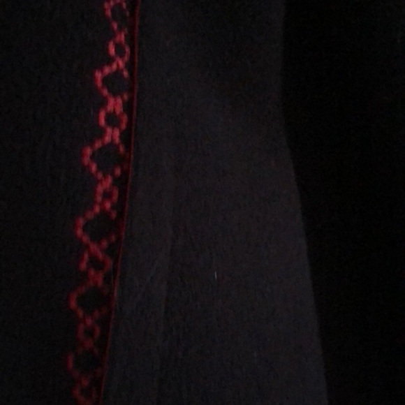 Relaxed RED Burgundy Alfred Dunner Size 6P Faux Suede  Blazer - Picture 15 of 17